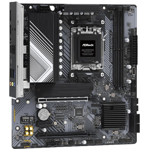 ASRock B650M-HDV/M.2 mATX Motherboard for AMD Socket AM5 CPUs